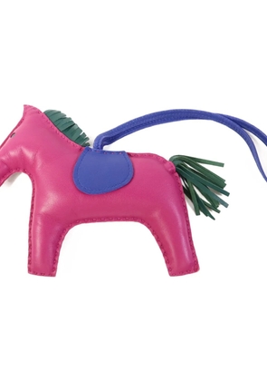 Hermès Pre-Owned GM Rodeo leather bag charm - Pink