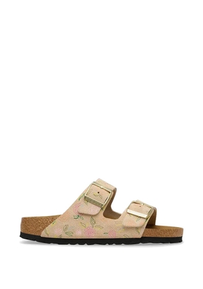 Birkenstock Arizona floral-print sandals - Neutrals