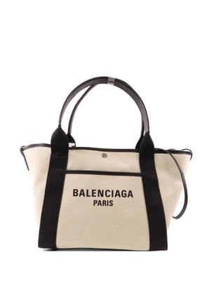 Balenciaga Pre-Owned Biarritz logo-print tote bag - Neutrals