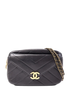 CHANEL Pre-Owned CC-logo turn-lock shoulder bag - Black