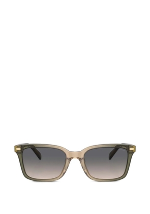 Coach gradient-lens rectangle-frame sunglasses - Green