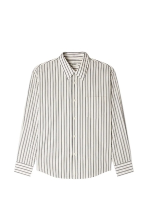 SANDRO striped cotton shirt - White