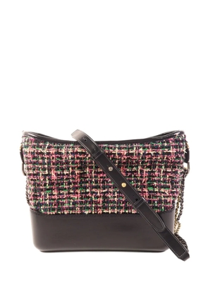 CHANEL Pre-Owned Gabrielle CC-logo chain cross body bag - Black