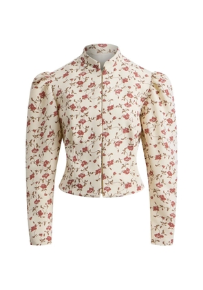 12 STOREEZ Nastenka floral-print jacket - Neutrals