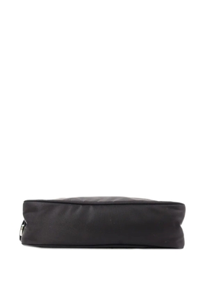 Prada Pre-Owned 2000 mini Re-Edition logo-plaque shoulder bag - Black
