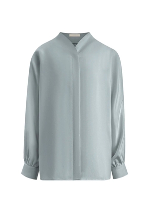 12 STOREEZ Alice silk blouse - Blue