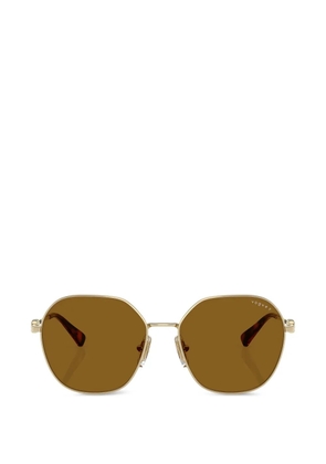Vogue Eyewear geometric-frame chain-link sunglasses - Gold