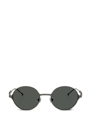 Diesel cut-out round-frame sunglasses - Grey