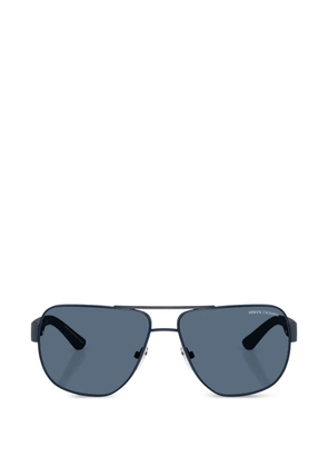 Armani Exchange browline-frame sunglasses - Blue