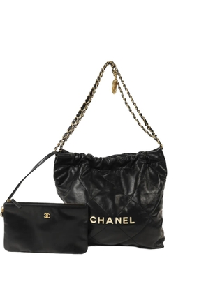 CHANEL Pre-Owned 22 Chanel chain-strap shoulder bag - Black