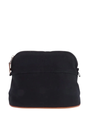 Hermès Pre-Owned Bolide canvas clutch - Black