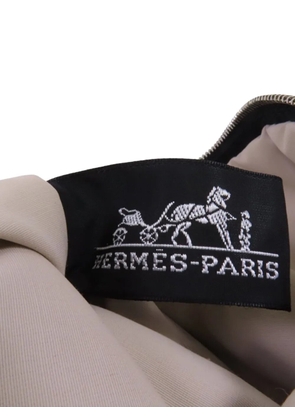 Hermès Pre-Owned Bolide canvas clutch - Black