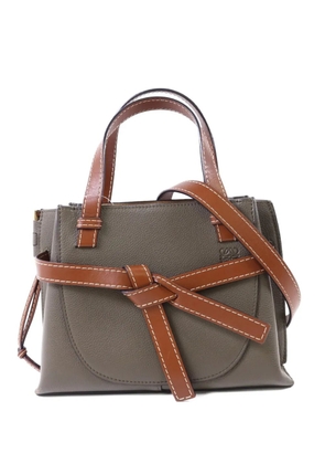 Loewe Pre-Owned mini Gate leather tote bag - Green