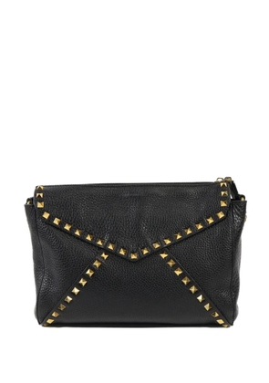 Valentino Garavani Pre-Owned Rockstud flip-lock shoulder bag - Black
