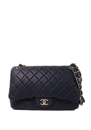 CHANEL Pre-Owned CC diamond-quilted crossbody bag - Blue