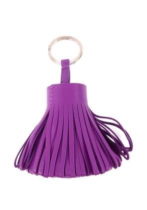Hermès Pre-Owned Carmen fringed key ring - Purple