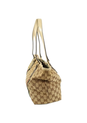 Gucci Pre-Owned GG Canvas Web shoulder bag - Neutrals