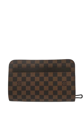 Louis Vuitton Pre-Owned 2009 Damier Ebène Saint Louis clutch bag - Brown