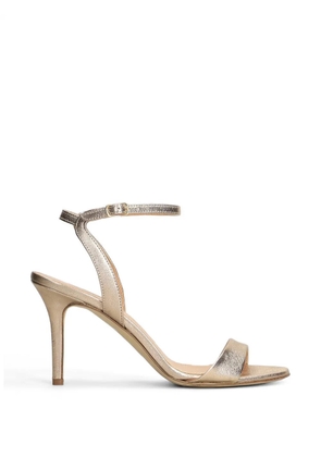 The Seller metallic-effect buckle-fastening sandals - Gold