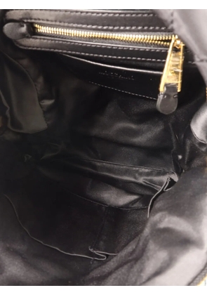 Moschino Pre-Owned quilted logo backpack - Black