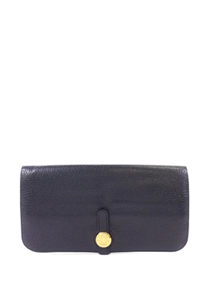 Hermès Pre-Owned Dogon Clemence wallet - Black