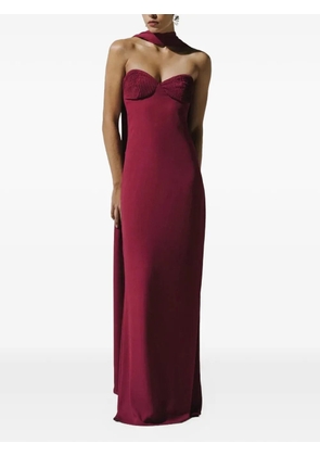 Baobab Athenea pleated maxi dress - Red