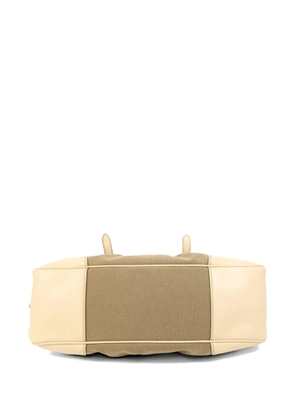 Prada Pre-Owned Logo Jacquard shoulder bag - Brown