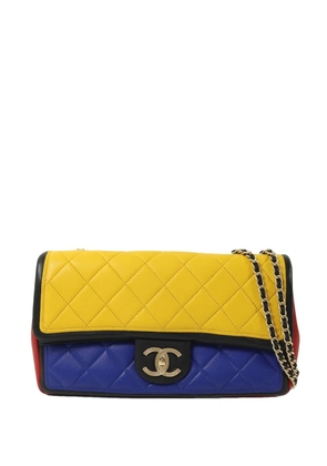 CHANEL Pre-Owned CC turn-lock quilted shoulder bag - Yellow