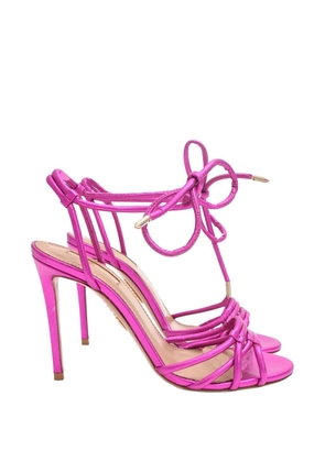 Aquazzura Laura metallic sandals - Pink