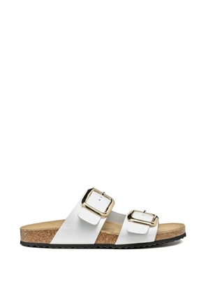 Geox buckle-fastening slides - White