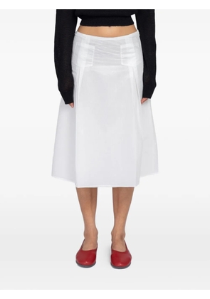 Paloma Wool Dimi pleated-detail midi skirt - White