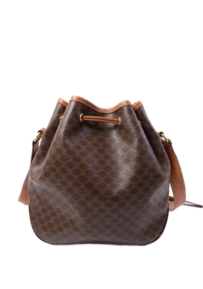 Celine Pre-Owned Macadam bucket bag - Brown