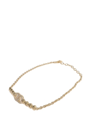CHANEL Pre-Owned CC heart necklace - Gold