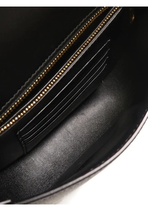 Celine Pre-Owned GHW Trotteur leather crossbody bag - Black