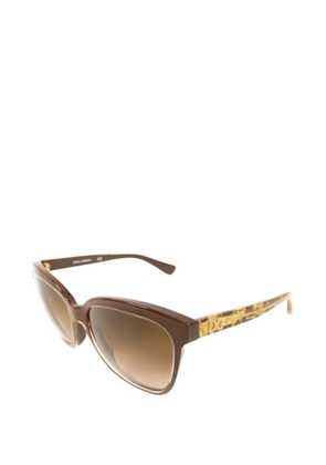 D&G PreOwned DG logo sunglasses - Brown