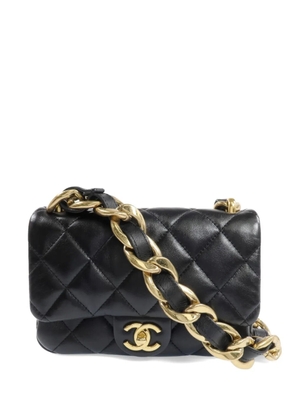 CHANEL Pre-Owned CC turn-lock quilted shoulder bag - Black