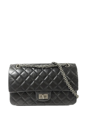 CHANEL Pre-Owned 2.55 Reissue diamond-quilting shoulder bag - Black