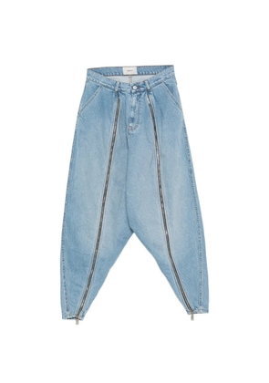 Coperni Sarouel zip-detail jeans - Blue