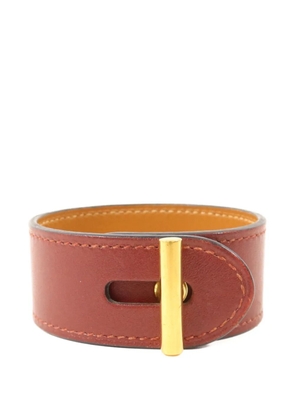 Hermès Pre-Owned Cuir Hydra leather bracelet - Brown