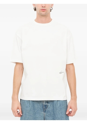 SONGZIO painted-patch T-shirt - White