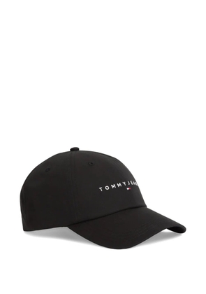 Tommy Hilfiger logo-embroidered baseball cap - Black