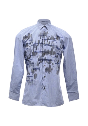 Bottega Veneta Pre-Owned Printed checked shirt - Blue