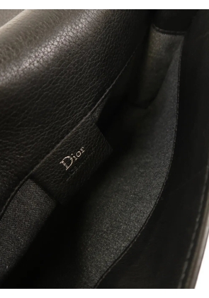 Christian Dior Pre-Owned leather clutch bag - Black