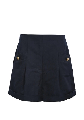 SANDRO twill welt-pocket shorts - Blue
