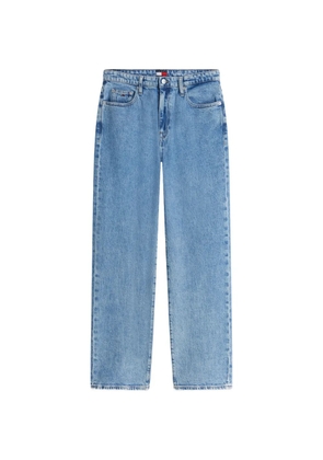 Tommy Hilfiger logo-patch straight-leg jeans - Blue