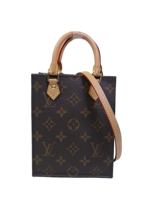 Louis Vuitton Pre-Owned Petit Sac Plat two-way handbag - Brown