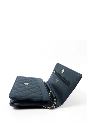 CHANEL Pre-Owned CC turn-lock Wallet On Chain shoulder bag - Black