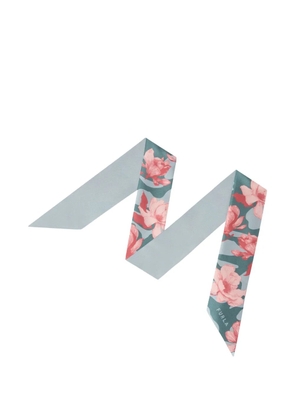 Furla Metropolis floral-print scarf - Blue