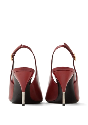 Versace Nyx leather slingbacks 80 mm - Red