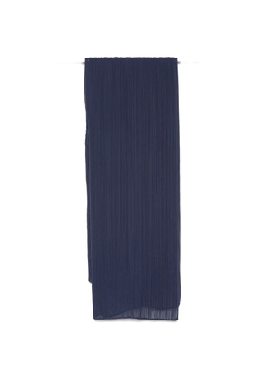 Pleats Please Issey Miyake pleated stole - Blue